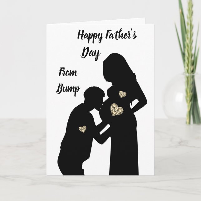 Tarjeta Feliz Día del Padre desde bump (Anverso)