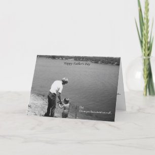 Tarjeta Feliz Día del Padre desde el hijo