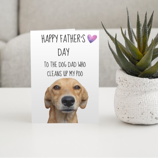 Tarjeta Feliz Día del Padre desde la diversión del perro (Subido por el creador)