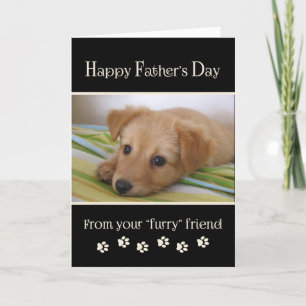 Tarjeta Feliz Día del Padre desde Perro - foto
