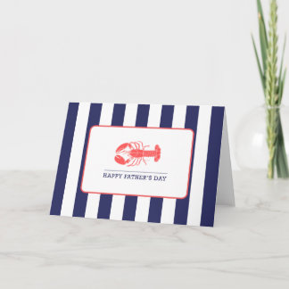 Tarjeta Feliz Día del Padre - Estilo de la Costa Este