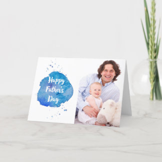 Tarjeta Feliz Día del Padre|Foto del Personalizado de salp