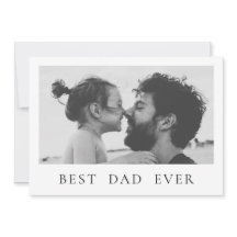 Feliz día del padre foto minimalista mejor papá de