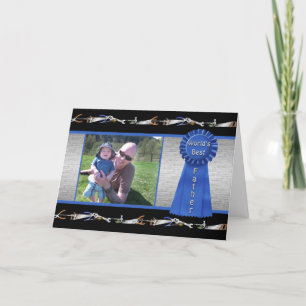 Tarjeta Feliz Día del Padre - mejor padre del mundo - pers