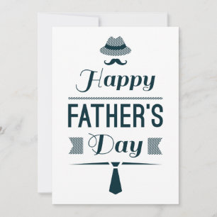 Tarjeta Feliz Día del Padre // Novedad Cute Blank