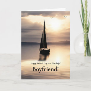 Tarjeta Feliz Día del Padre Novio Náutico Vela