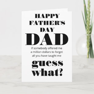 Tarjeta feliz día del padre papá