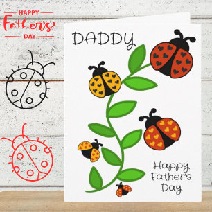 Tarjeta Feliz Día del Padre Papá de parte de los niños Sal