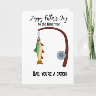 Tarjeta Feliz Día del Padre, papá, eres una trampa.