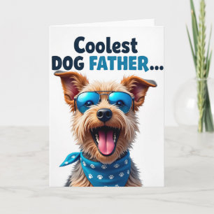 Tarjeta Feliz Día del Padre para Perro