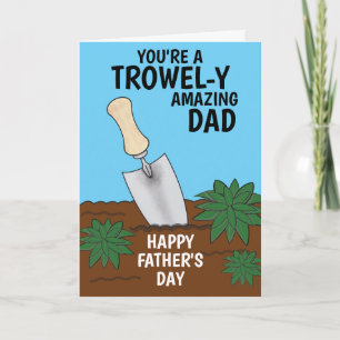 Tarjeta Feliz Día del Padre para un Papá Jardinero