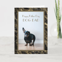 Feliz Día del Padre Perro Padre Foto