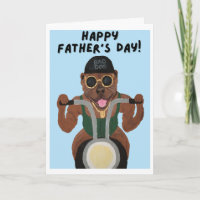 Feliz Día del Padre Pit Bull Biker
