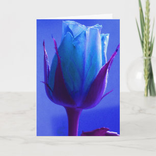 Tarjeta Feliz Día del Padre Rosa Azul II