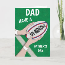 Feliz Día del Padre Rugby Sport Dad