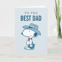 Feliz Día del Padre | Snoopy Papá Vaquero