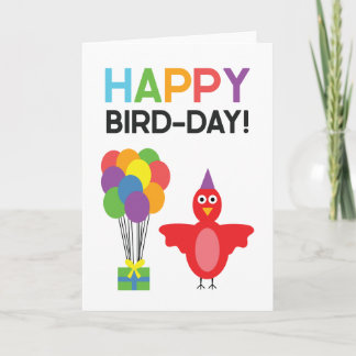Tarjeta Feliz Día del Pájaro | Feliz Cumpleaños
