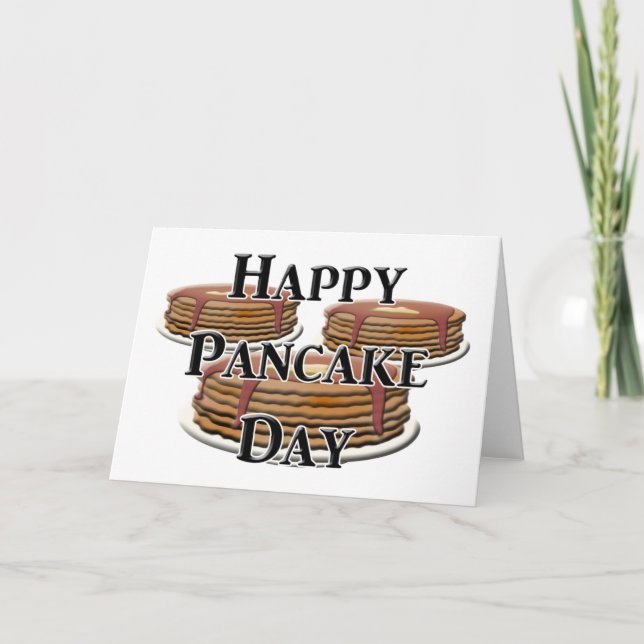 Tarjeta Feliz Día del Panqueque (Anverso)