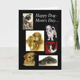 Tarjeta Feliz Día del Perro-Mamá
