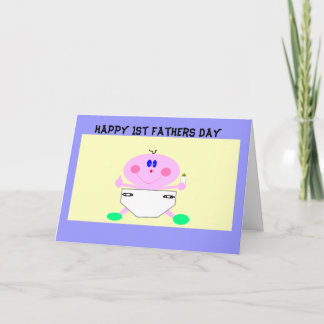 Tarjeta , Feliz Día del Primer Padre