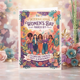 Tarjeta Feliz Día Internacional de la Mujer