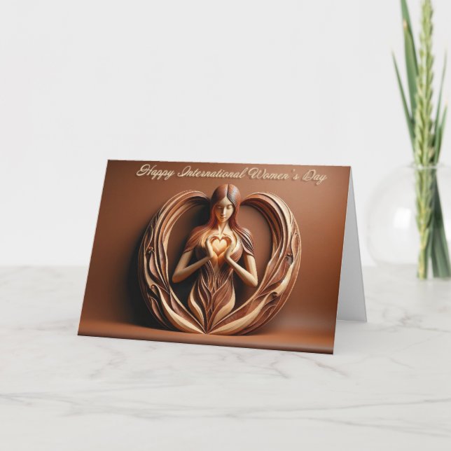 Tarjeta Feliz Día Internacional de la Mujer (Anverso)