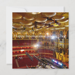 Tarjeta ¡Feliz Día Internacional de la Música!