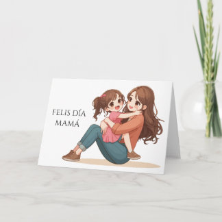 Tarjeta Feliz día mamá