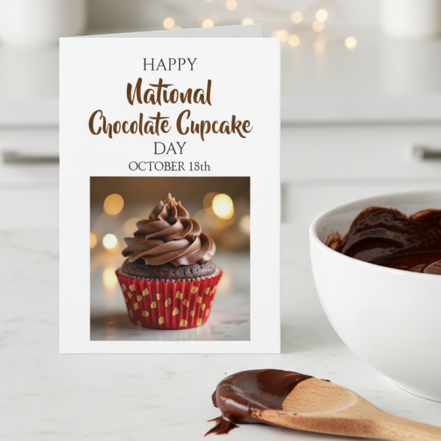 Tarjeta Feliz Día Nacional de la Magdalena de Chocolate (Subido por el creador)