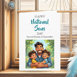 Tarjeta ¡Feliz Día Nacional de los Hijos! 28 de septiembre