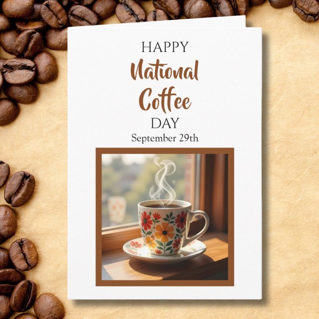 Tarjeta Feliz Día Nacional del Café - 29 de septiembre (Subido por el creador)