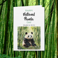 Feliz Día Nacional del Panda | 16 de marzo