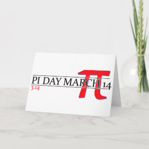 Tarjeta Feliz Día Pi 14 de Marzo