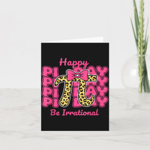 Tarjeta Feliz Día Pi Sé Irracional Número Símbolo Pi Arco