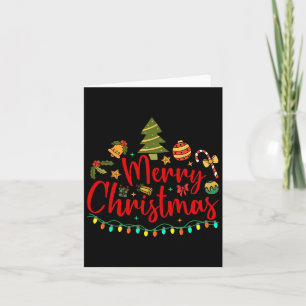 Tarjeta Feliz Diseño Gracioso De Navidad Para Hombres Y Mu