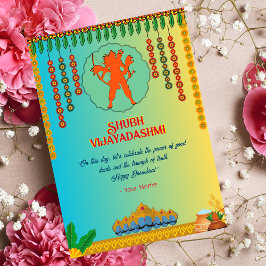 Tarjeta Feliz Dussehra Vijayadashmi Card