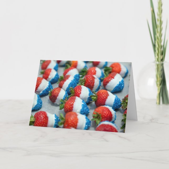 Tarjeta Feliz el 4 de julio (Anverso)