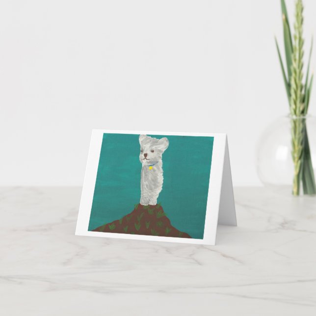 Tarjeta Feliz en la brisa (Anverso)