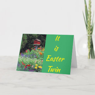 TARJETA FELIZ "FÁCIL" Y "PRIMAVERA" A ****MIS DOS***