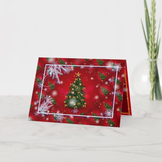 Tarjeta Feliz feriado de Navidades mejor regalo popular (Anverso)