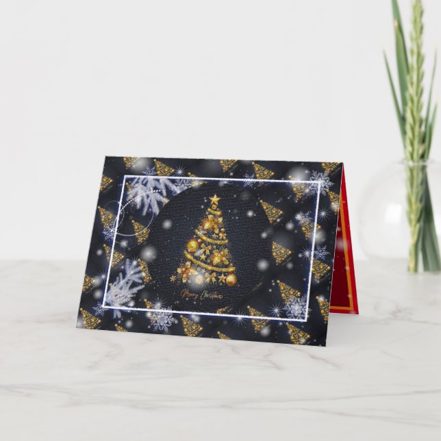 Tarjeta Feliz feriado de Navidades mejor regalo popular (Anverso)