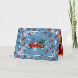 Tarjeta Feliz feriado de Navidades mejor regalo popular