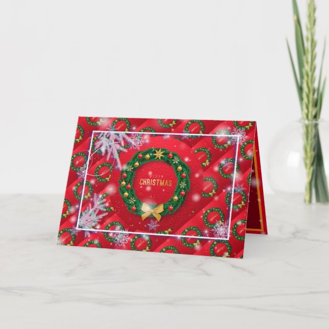 Tarjeta Feliz feriado de Navidades mejor regalo popular (Anverso)
