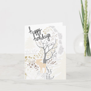 Tarjeta Feliz feriado Moose