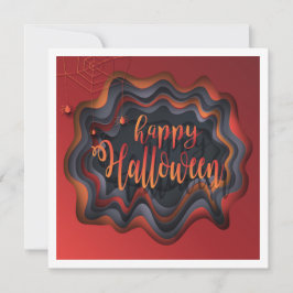 Tarjeta Feliz Fiesta de Halloween "Trate o Truco"