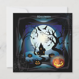 Tarjeta Feliz Fiesta de Halloween "Trate o Truco"