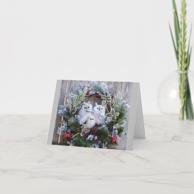 TARJETA **FELIZ FIESTA** DICE ESTE PAR DE HERMOSAS PAREDES (Anverso)