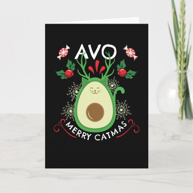 Tarjeta Feliz Gatonavidad (Anverso)