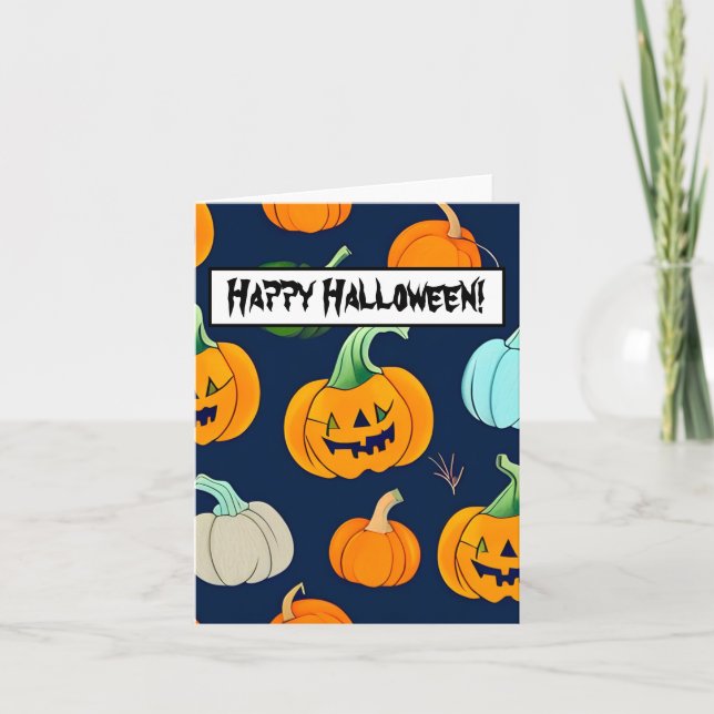 Tarjeta Feliz Halloween (Anverso)
