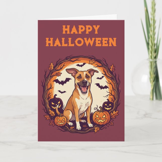 Tarjeta Feliz Halloween (Anverso)